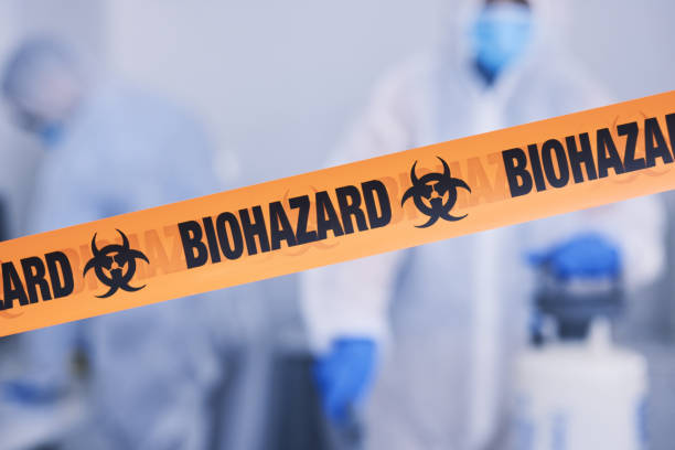 Professional Blood Cleanup technician working in Albany, WI